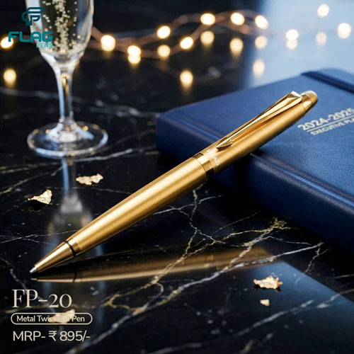FLAG FP-20 Premium Gold Metal Ball Pen