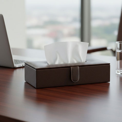 OG - 07 Leatherette Executive Tissue Box